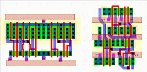 Figure showing transistor placement