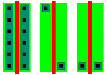Figure showing three transistors